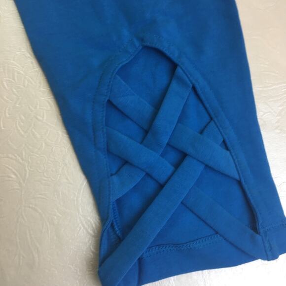 Mix it crop fashion leggings Ibiza blue medium - Picture 8 of 11